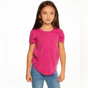 Girls Recycled Vintage Jersey Short Sleeve Scoop Back Shirt NWOT Size 6